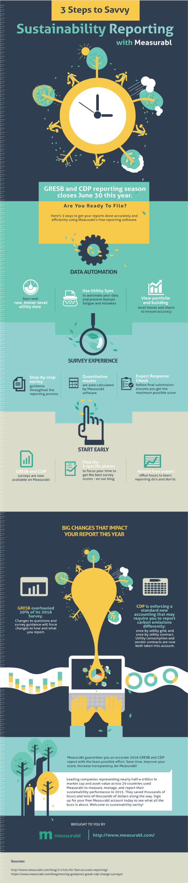 savvy sustainability reporting infographic