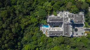 Overhead shot of a building