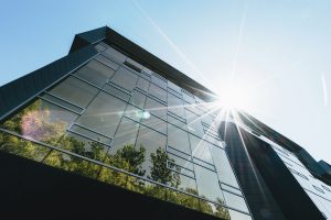 building reflection